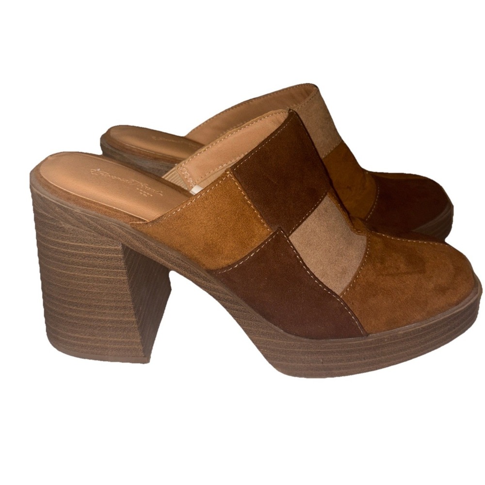 Universal Thread Womens Brown Patchwork Hippie Fa… - image 2